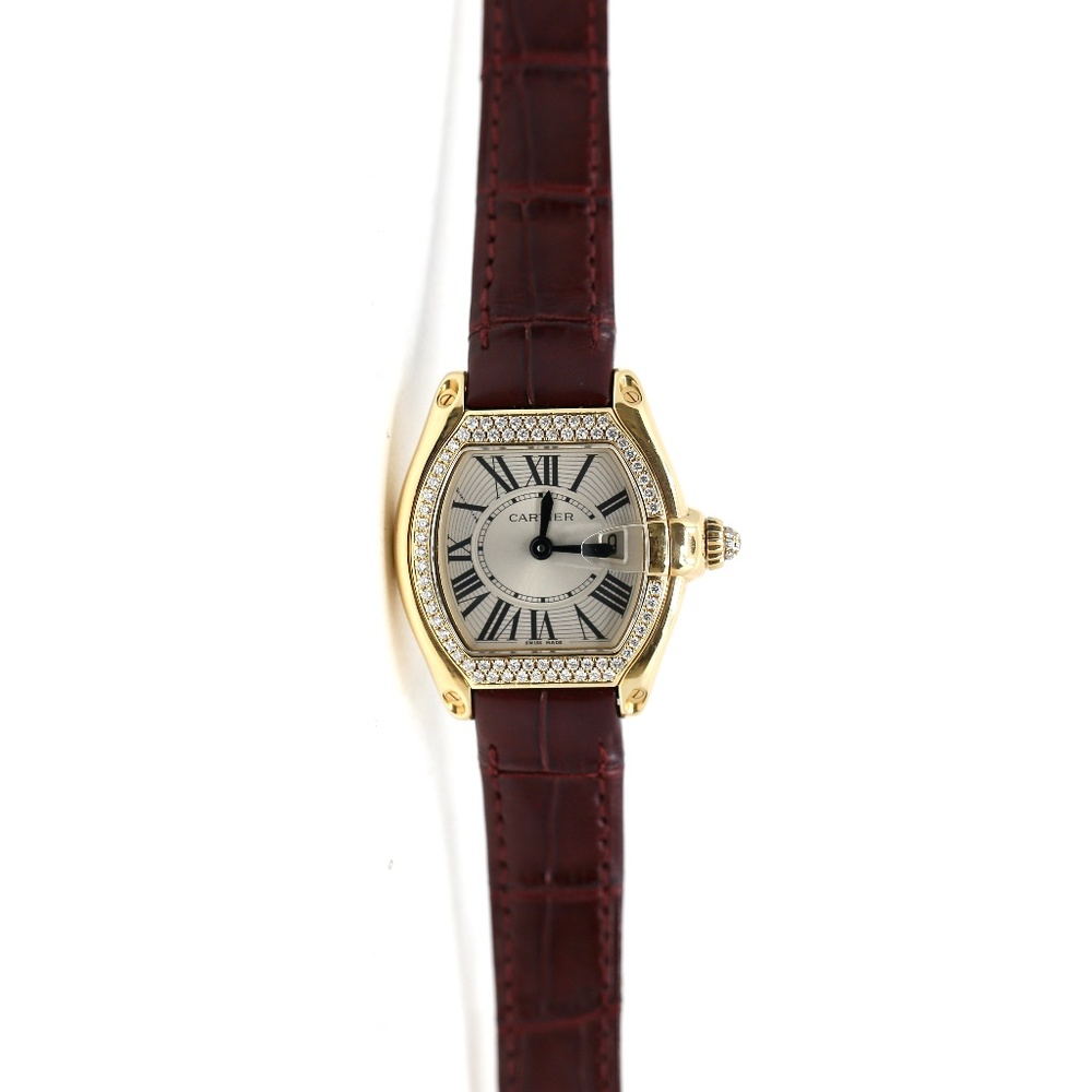 Cartier Roadster 18k Gold & Diamonds Watch - Picture 2 of 16